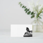 Cute Crow Visitekaartje (Staand voorkant)