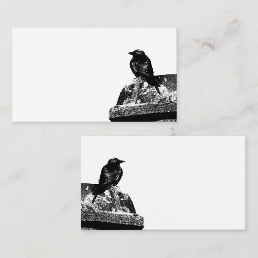 Cute Crow Visitekaartje (Voorkant / Achterkant)