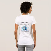 Cute Cruise  Crew Most Likely Teal Personalize T-shirt (Achterkant volledig)