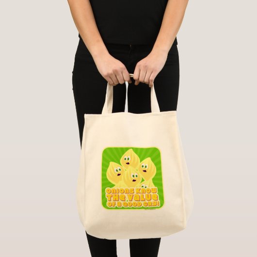Cute Crying Onions Tote Bag (Voorkant (product))