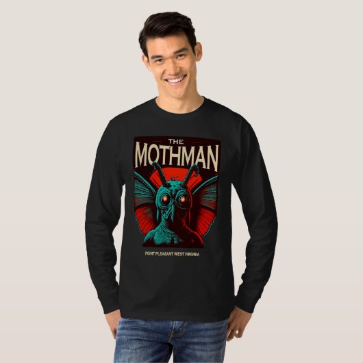 Cute Cryptid Mothman 2 T-shirt (Voorkant volledig)