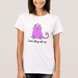 Cute cryptokitty Bella wil spelen T-shirt