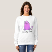 Cute cryptokitty Bella wil spelen Trui (Voorkant volledig)