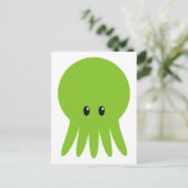 Cute Cthulhu Briefkaart (Staand voorkant)