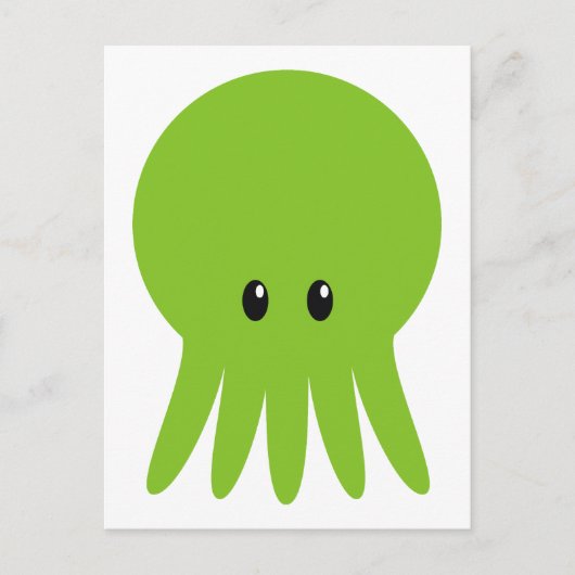 Cute Cthulhu Briefkaart (Voorkant)