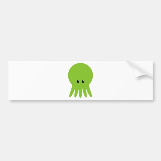 Cute Cthulhu Bumpersticker (Voorkant)