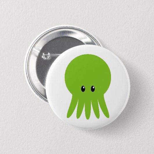 Cute Cthulhu Ronde Button 5,7 Cm (Voorkant /achterkant)