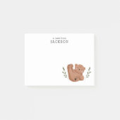 Cute Cub Beer Personalized Post-it® Notes (Voorkant)