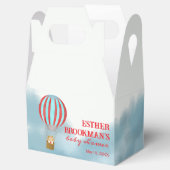 Cute Cub Flying Over the Clouds Baby Shower Bedankdoosjes (Geopend)