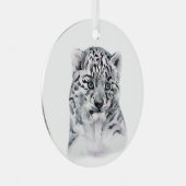 Cute Cub Metalen Ornament (Voorkant Rechts)