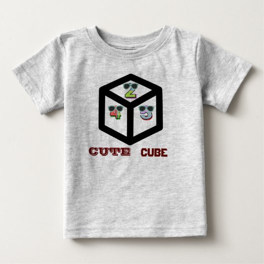 Cute Cube T-Shirt (Voorkant)