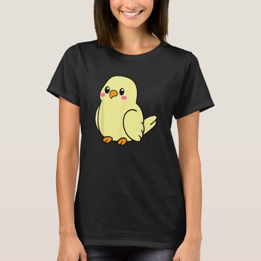 Cute Cuddly Chubby Cockatiel T-shirt (Voorkant)