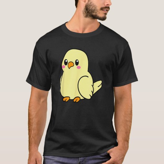 Cute Cuddly Chubby Cockatiel T-shirt (Voorkant)