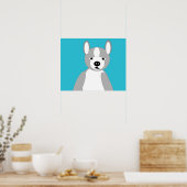 Cute cudly and Lovable Boston Terriers Poster (Keuken)