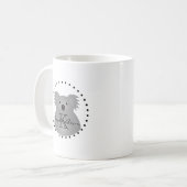 Cute Cudly Australia Baby Koala Beer Monogram Koffiemok (Voorkant links)