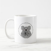 Cute Cudly Australia Baby Koala Beer Monogram Koffiemok (Links)