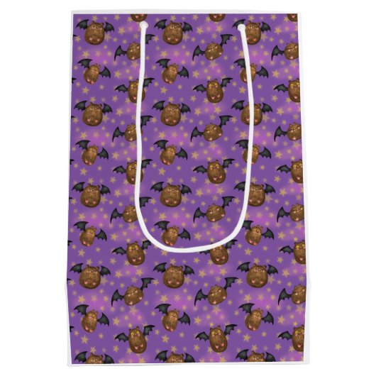 Cute cudly bats-cadeautas medium cadeauzakje (Achterkant)