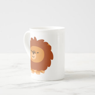 Cute Cudly Cartoon Lion Bone China Mok