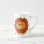 Cute Cudly Cartoon Lion Bone China Mok (Rechts)