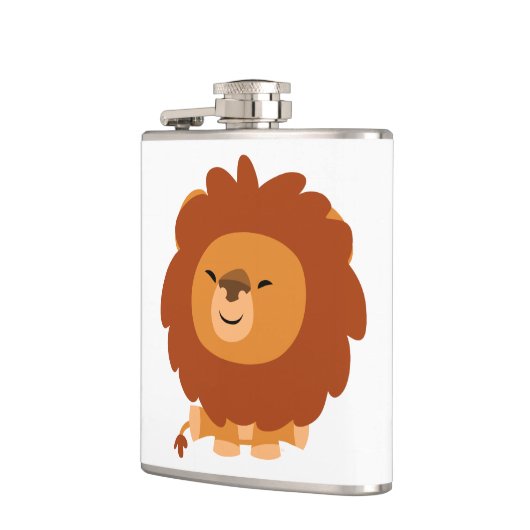 Cute Cudly Cartoon Lion Hip Flask Heupfles (Links)