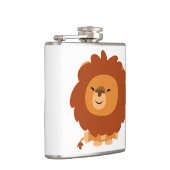 Cute Cudly Cartoon Lion Hip Flask Heupfles (Rechts)