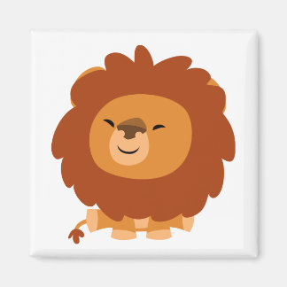 Cute Cudly Cartoon Lion Magnet