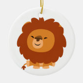 Cute Cudly Cartoon Lion Ornament (Voorkant)