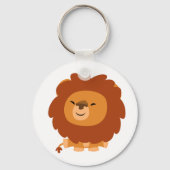 Cute Cudly Cartoon Lion Sleutelhanger (Voorkant)