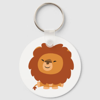 Cute Cudly Cartoon Lion Sleutelhanger