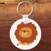 Cute Cudly Cartoon Lion Sleutelhanger (Voorkant)
