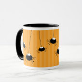 Cute cudly Halloween Spiders Gift Mok (Voorkant links)