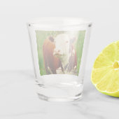 Cute Cudly Koe 4Cate Shot Glas (Achterkant)