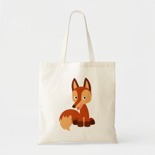 Cute Cunning Cartoon Fox Bag Tote Bag (Voorkant)
