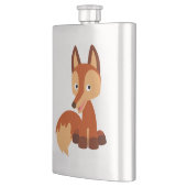 Cute Cunning Cartoon Fox Classic Flask Heupfles (Links)