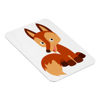 Cute Cunning Cartoon Fox Flexible Magnet Magneet