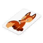 Cute Cunning Cartoon Fox Flexible Magnet Magneet (Linkerzijde)
