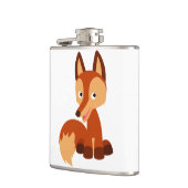 Cute Cunning Cartoon Fox Hip Flask Heupfles (Links)