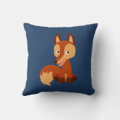 Cute Cunning Cartoon Fox Pillow Kussen (Achterkant)