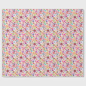 Cute cup cake en theepot cadeaupapier (Vlak)