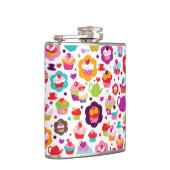 Cute cup cake en theepot heupfles (Rechts)