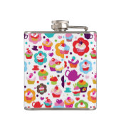 Cute cup cake en theepot heupfles (Achterkant)