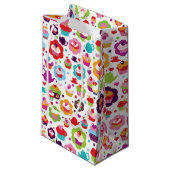 Cute cup cake en theepot klein cadeauzakje (Voorkant Gekanteld)