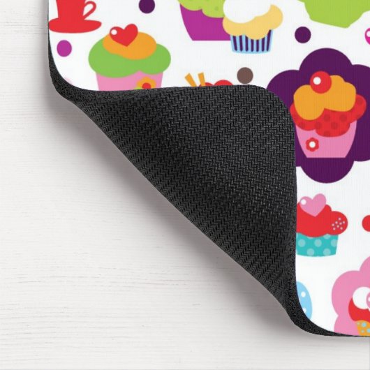 Cute cup cake en theepot muismat (Hoek)