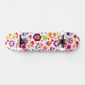 Cute cup cake en theepot skateboard (Horizontaal)