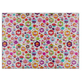 Cute cup cake en theepot snijplank (Voorkant)