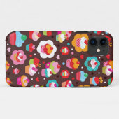 Cute Cup Cake Pattern Case-Mate iPhone Case (Achterkant (horizontaal))