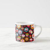 Cute Cup Cake Pattern Espresso Kop (Rechts)