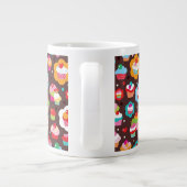 Cute Cup Cake Pattern Grote Koffiekop (Achterkant)