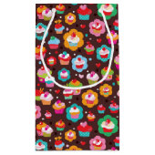 Cute Cup Cake Pattern Klein Cadeauzakje (Achterkant)