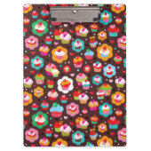 Cute Cup Cake Pattern Klembord (Voorkant)